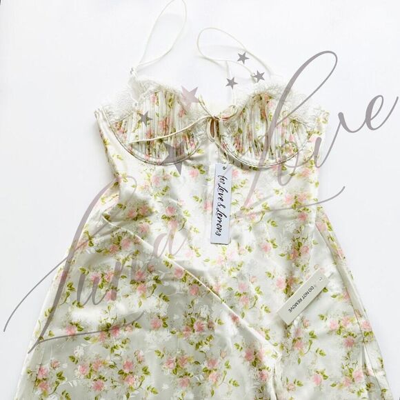 FOR LOVE & LEMONS Chania Midi Floral Dress NWT - Picture 5 of 11
